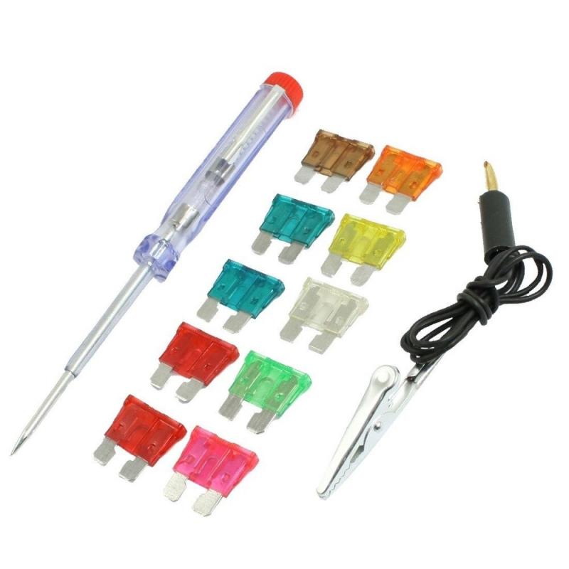 10PCS Auto Car Fuse Set With Tester
