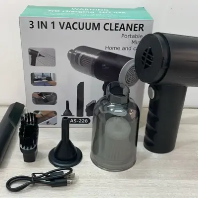 3 in 1 Handheld Portable Rechargeable Vacuum Cleaner