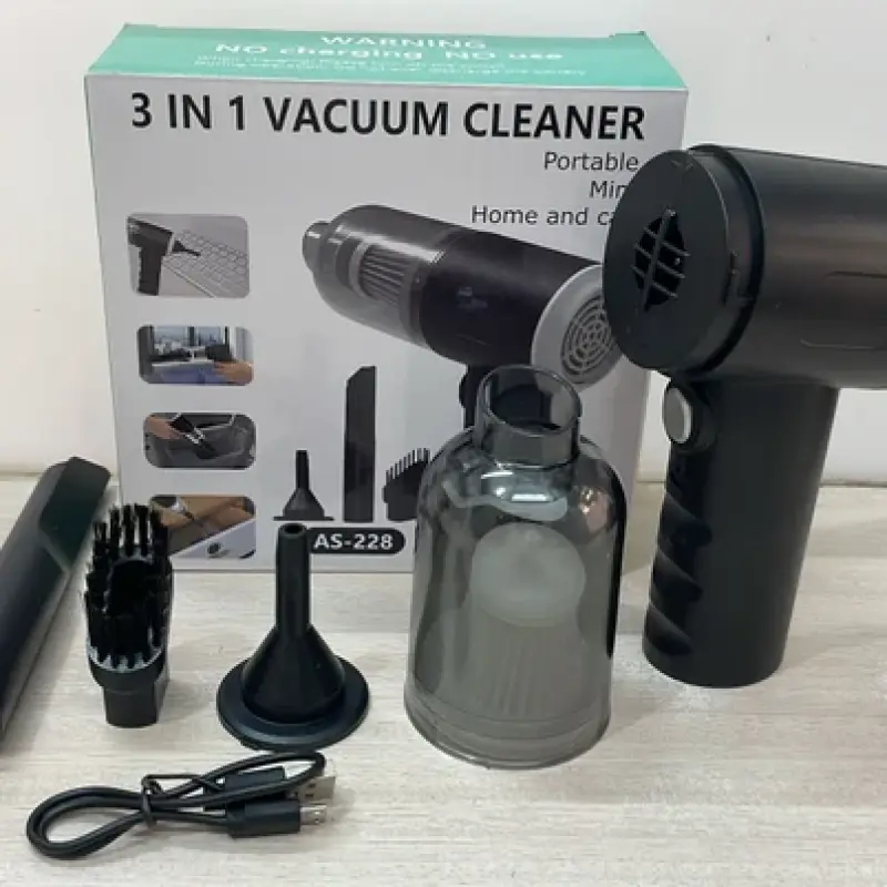 3 in 1 Handheld Portable Rechargeable Vacuum Cleaner