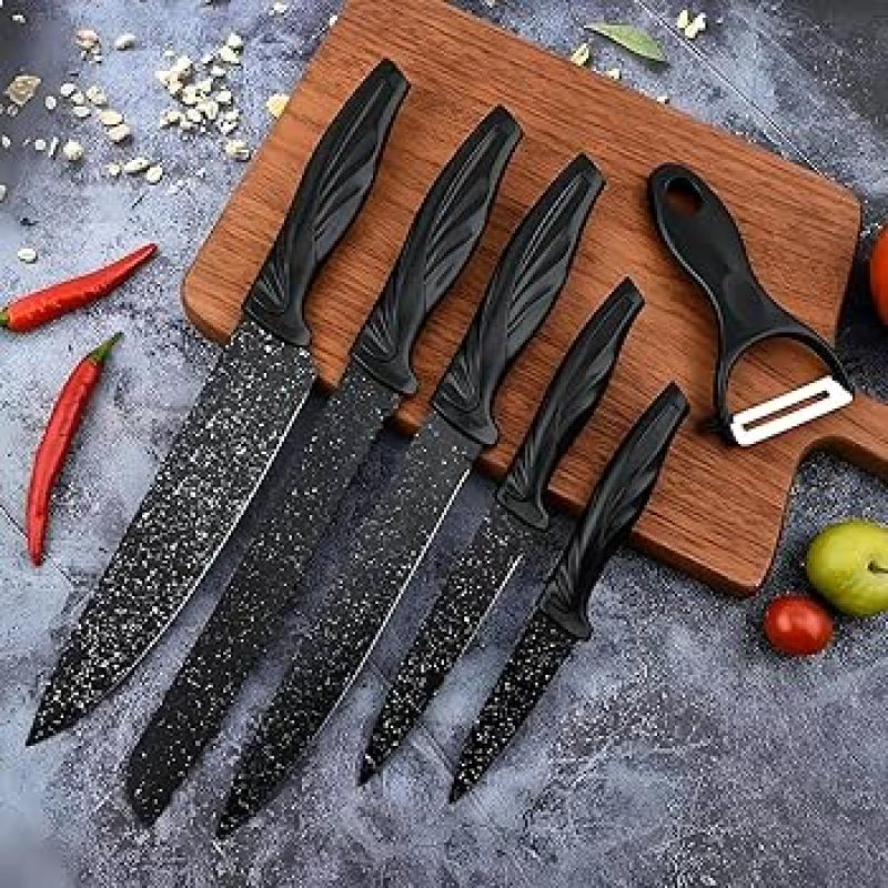 6-in-1 Professional Kitchen Knife Set