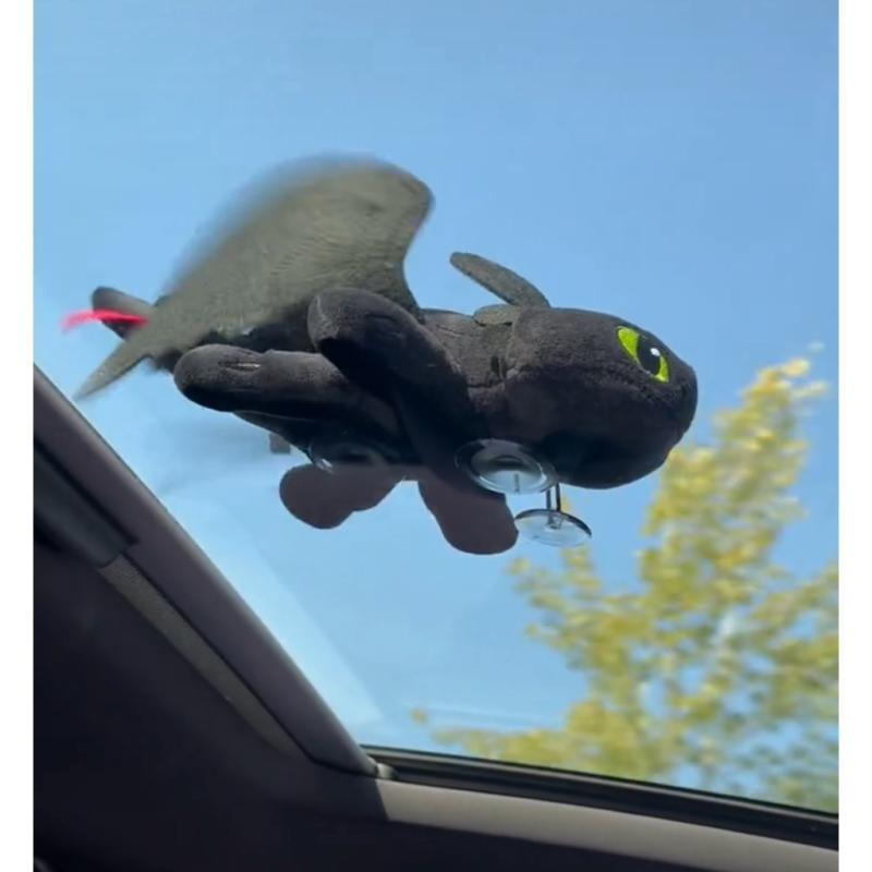 Toothless Dragon Cartoon Pillow Car Deco