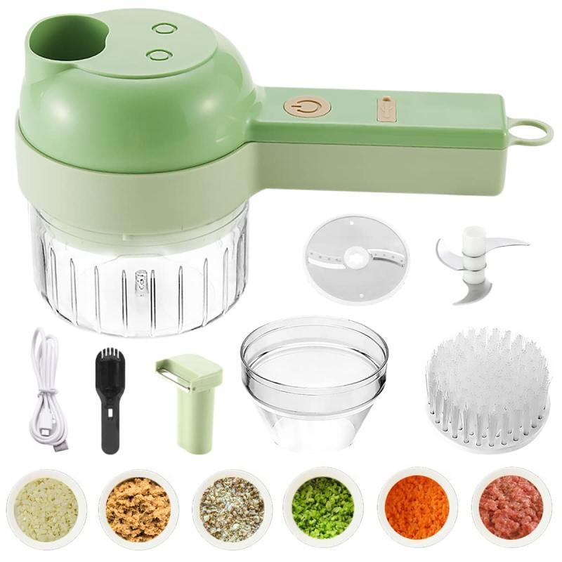 4 In 1 Handheld Electric Vegetable Cutter