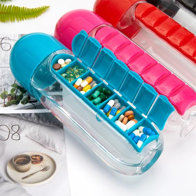 Medicine Organizer with Bottle