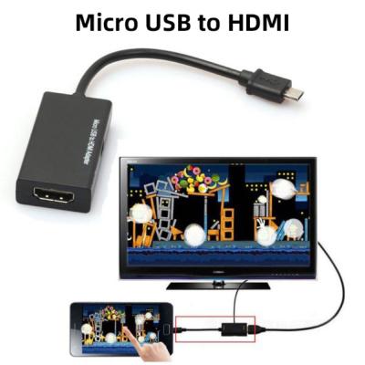 Microusb To HDMI TV Cable With USB Charging