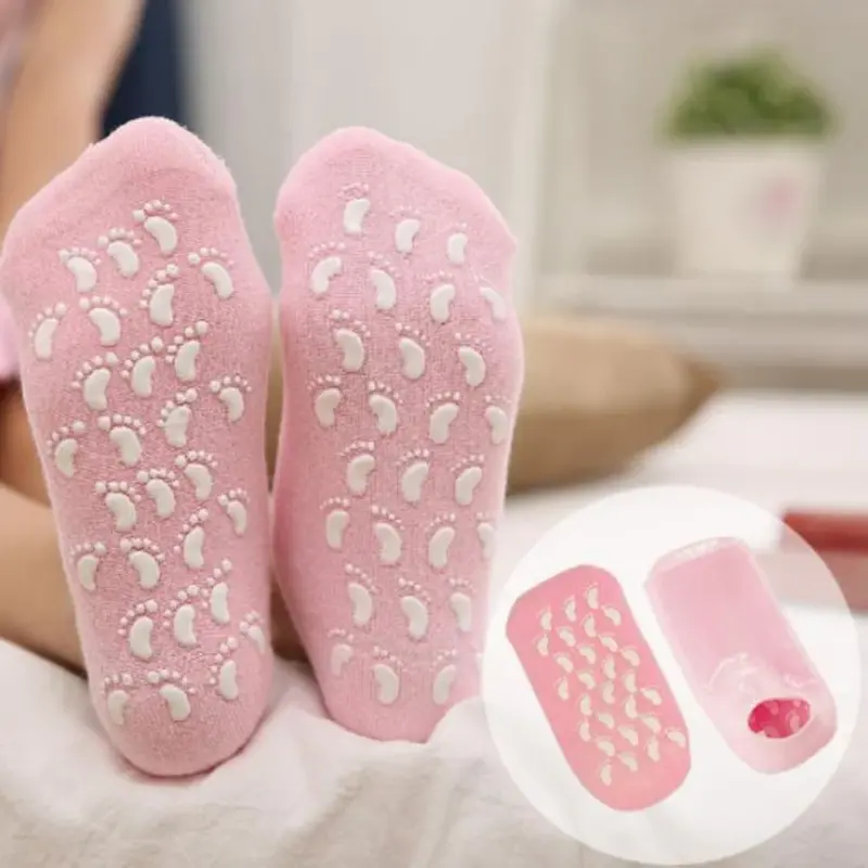 Moisturizing Silicone Socks Gloves Grip Gel