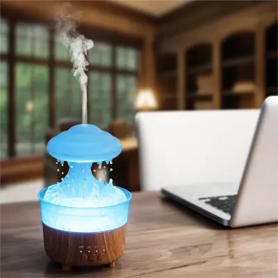 Mushroon Air Humidifier Rain Cloud Humidifier Water Drip