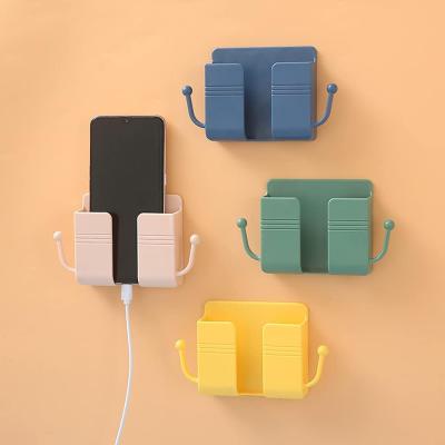 Wall Mounted Phone Holder With Hook