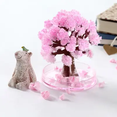 Paper Tree Flowering DIY Cherrytree Paper Sakura Crystal Trees