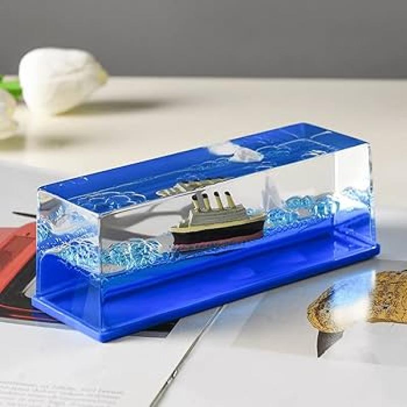 Cruise Ship Model Decoration Desktop And Vehicle Ornament