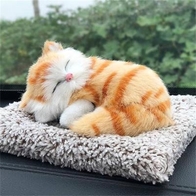 Sleeping Cute Cat for Car Dashboard and Home Decor