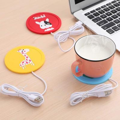 Cartoon silicone Coffee Cup Warmer USB