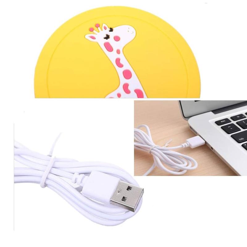 Cartoon silicone Coffee Cup Warmer USB