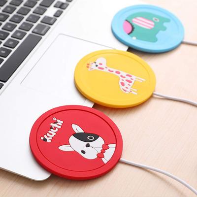 Cartoon silicone Coffee Cup Warmer USB